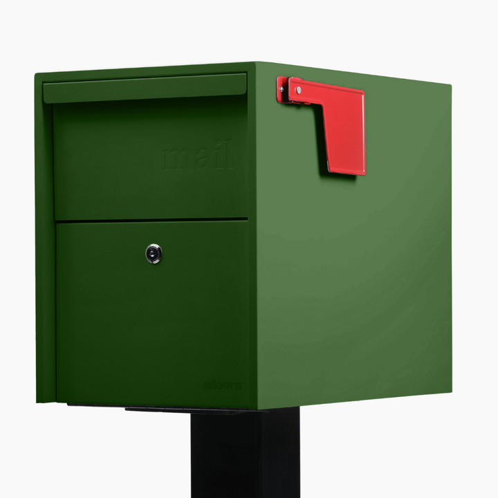 Post Mount-Large Mailbox (Dill Green)