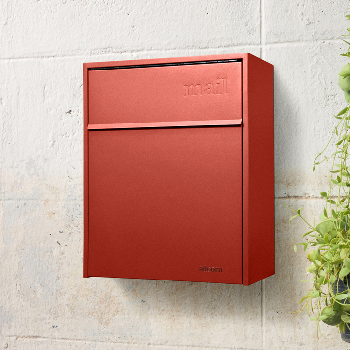 Wall Mount-Large Mailbox (Chili Pepper Red)