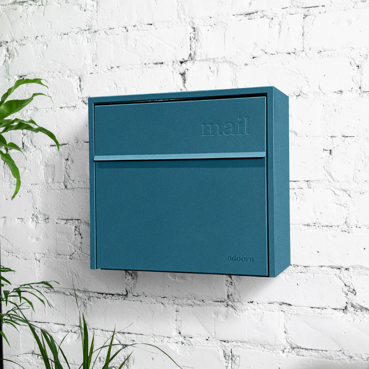 Wall Mount-Small Mailbox (Ocean Blue)