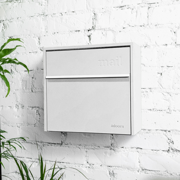 Wall Mount-Small Mailbox (White)